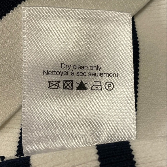 VERONICA BEARD NWOT Park Sweater in Navy and Ivory - Picture 10 of 10